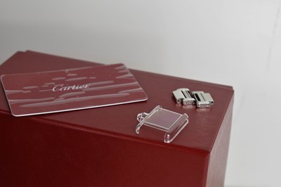 Lot 56 - A Cartier Tank Must wristwatch in stainless...
