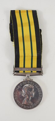 Lot 11 - An Africa General Service medal with Kenya...