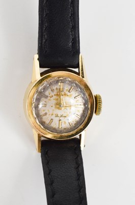 Lot 347 - A 14ct gold cased Huguenin lady's wristwatch,...