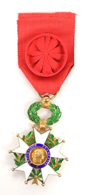 Lot 44 - An 1870-1951 French Legion d'Honneur medal,...