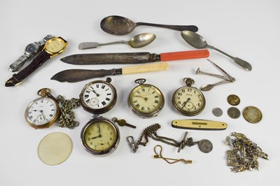 Lot 326 - A collection of watches including a silver...