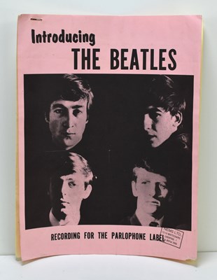 Lot 1a - Beatles Memorabilia: A rare EMI / Nems Ltd...