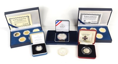 Lot 74 - A group of silver and other commemorative...