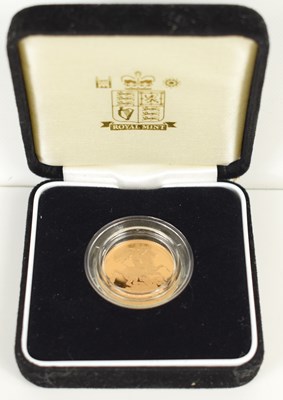 Lot 63 - A Queen Elizabeth II gold proof sovereign,...