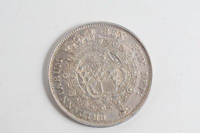 Lot 80 - Two George III silver half crowns, dated 1817...