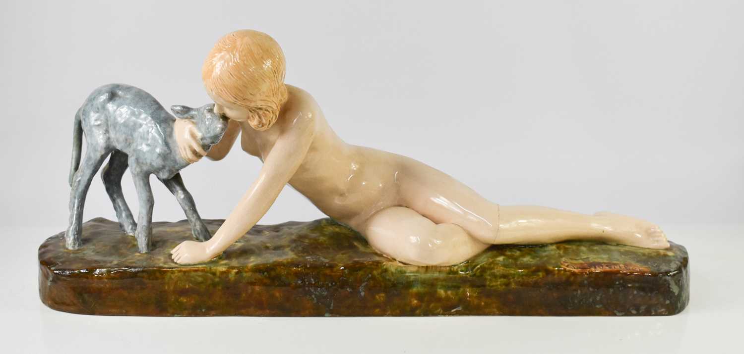 Lot 67 - Ary Jean Leon Bitter (20th century): Reclining...