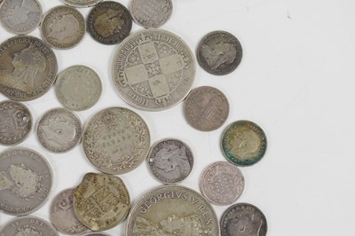 Lot 72 - A quantity of George IV and later silver...