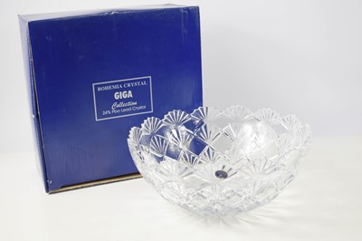 Lot 227 - A Bohemia Crystal Giga Collection cut crystal...