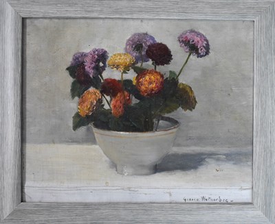 Lot 92 - George Wetherbee (20th Century): still life of...