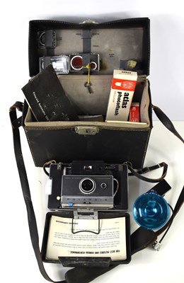 Lot 436 - A vintage Polaroid Automatic 100 Land Camera...