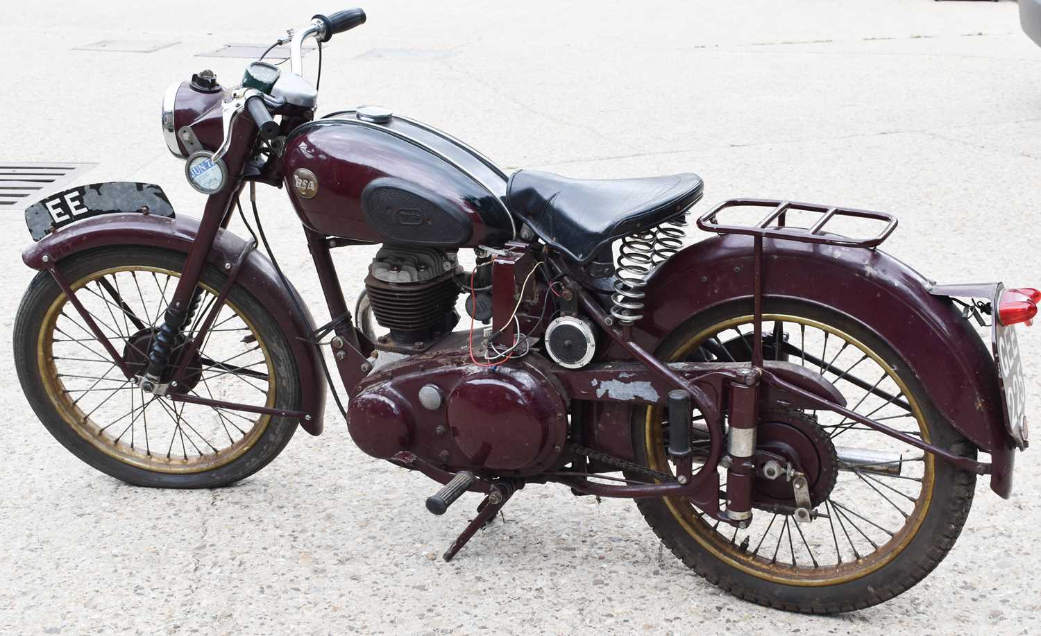 Lot 522 - A BSA C10L motorbike, 250cc, registered in...