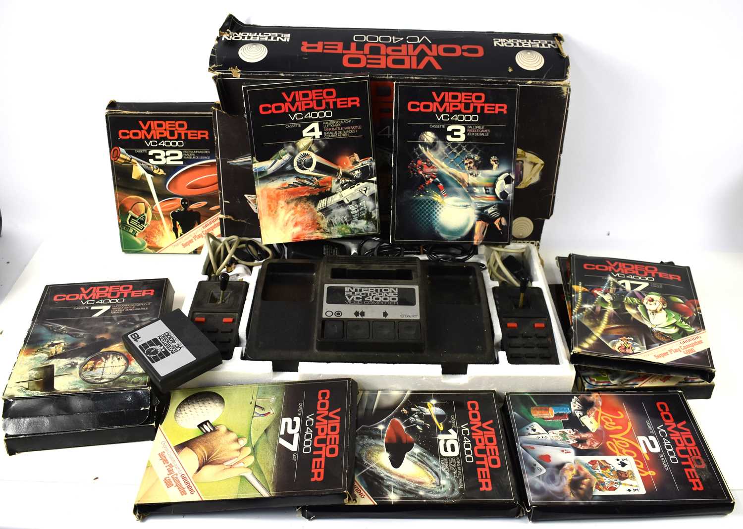 Lot 438 - A vintage Interton VC 4000 video computer...