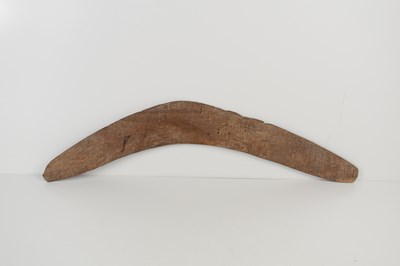 Lot 242 - An antique Australian Aboriginal hardwood...