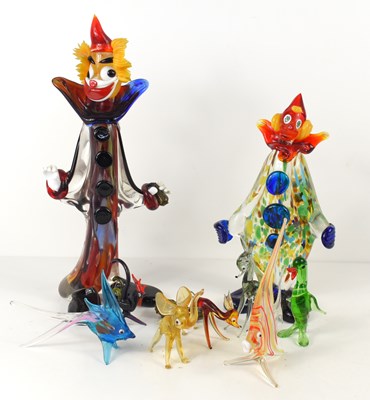 Lot 184 - A selection of Murano glass ornaments to...