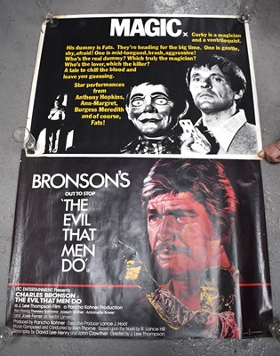 Lot 121 - Two original vintage film posters Magic and...