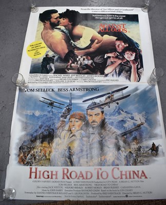 Lot 125 - Two original movie posters Against All Odds...