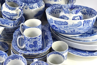 Lot 222 - A large group of Spode blue and white ceramics...