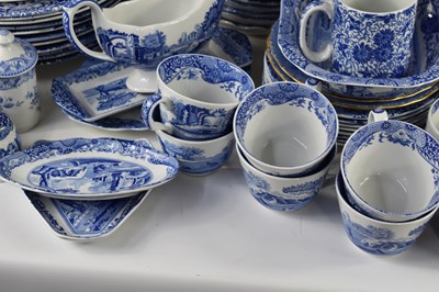 Lot 222 - A large group of Spode blue and white ceramics...