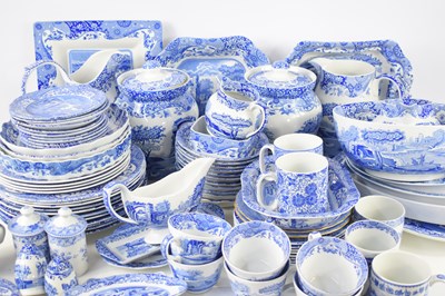 Lot 222 - A large group of Spode blue and white ceramics...