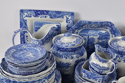 Lot 222 - A large group of Spode blue and white ceramics...