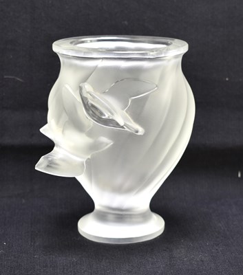 Lot 171 - A small Lalique Rosine pattern vase, the...