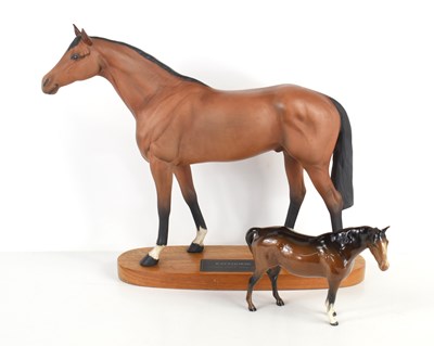 Lot 226 - A Beswick Connoisseur model of a racehorse,...