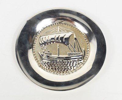 Lot 380 - A Scandinavian, likely Danish 830 silver...