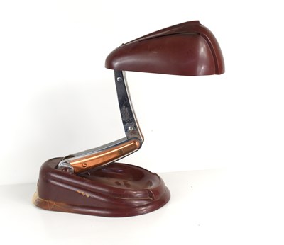 Lot 123 - A French Art Deco table lamp designed and...