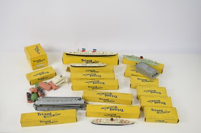 Lot 402 - A collection of Tri-ang Mimic ships and...