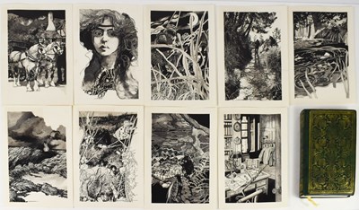 Lot 477 - Peter Whiteman: a set of nine pen and ink...