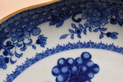 Lot 19 - A Chinese blue and white dish, possibly of the...