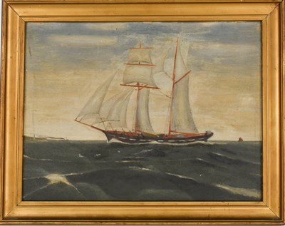 Lot 470 - Scottish School (19th century): sailing boat...