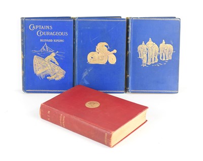 Lot 432 - Four first edition books by Rudyard Kipling...