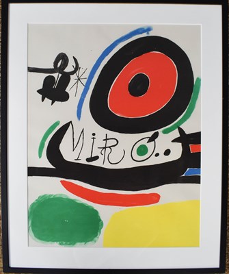 Lot 96 - Joan Miro, Untitled, Lithograph, 74 by 54cm.