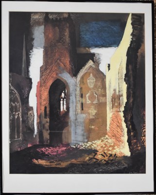 Lot 77 - John Piper (20th century): print, 59 by 50cm.