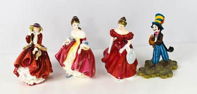 Lot 188 - Three Royal Doulton Ladies: Winsome HN220, Top...