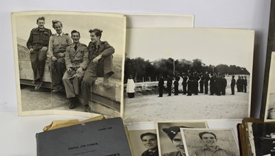 Lot 35 - A large group of WWII RAF emphemra pertaining...