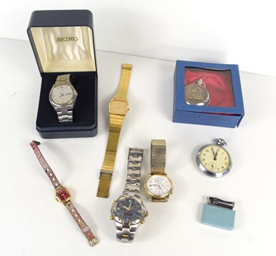 Lot 281 - A group of watches and pocket watches some...