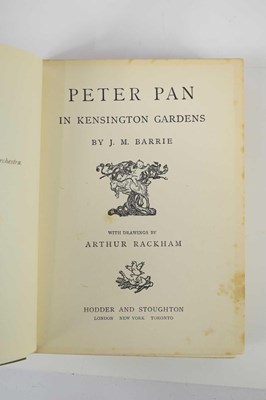 Lot 422 - J. M. Barrie, Illustrated by Arthur Rackham:...