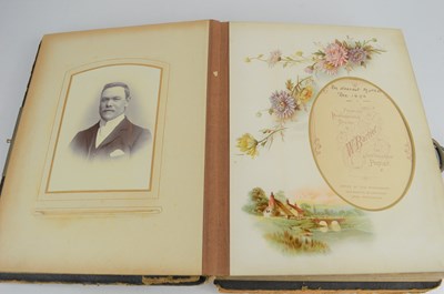 Lot 343 - A Victorian photograph album