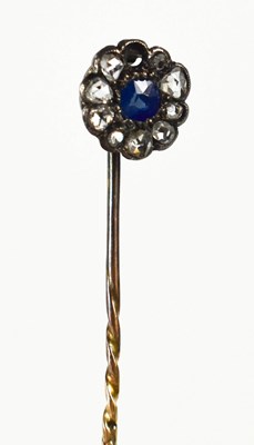 Lot 71 - A Victorian diamond and sapphire stick stock...