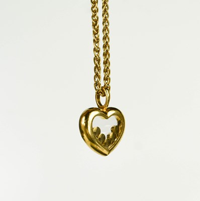 Lot 4 - A Chopard, 'Happy Diamond', pendant heart...