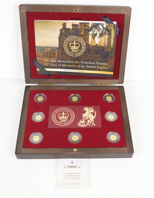 Lot 53 - A cased set of eight 24ct gold coins...