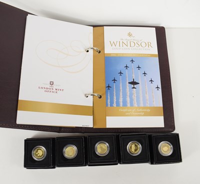 Lot 59 - Five London Mint 9ct gold Royal House of...