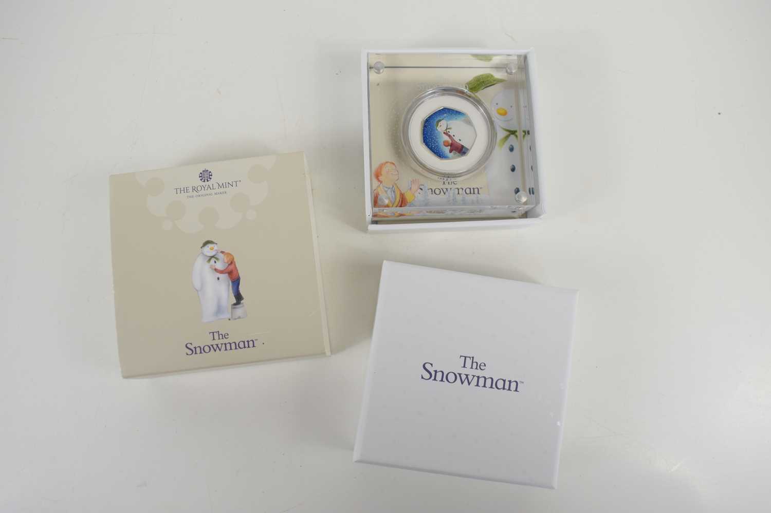 Lot 42 - A Royal Mint 2021 silver proof "The Snowman"...