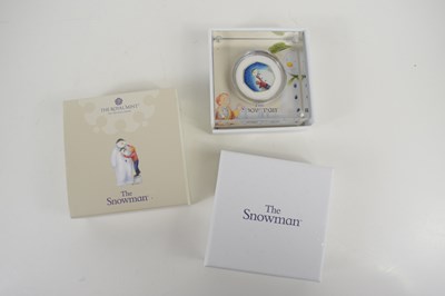 Lot 42 - A Royal Mint 2021 silver proof "The Snowman"...