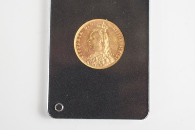 Lot 58 - A Queen Victoria gold sovereign with Jubilee...