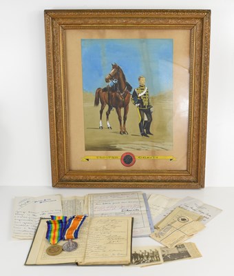 Lot 37 - A group of Victorian military items pertaining...