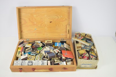 Lot 185 - A large collection of vintage match books,...