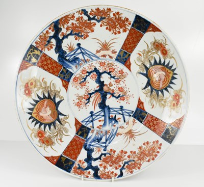 Lot 4 - A Chinese Qing Dynasty Imari charger, with...